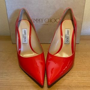 Patent leather Jimmy Choos. Gently used.